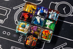 Ninja Keycap, Beast Keycap,Anime Keycap, Resin Keycap, Custom Keycaps, ESC Keycap,Keycap Set, Handmade Keycap, Cube keycap