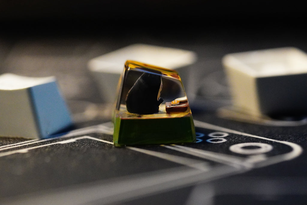 N.o Fa.c.e Keycap, Cube Artisan Keycap, ESC keycap, Gifts for, Birthday, Christmas gift, Gift for Brother, wedding gift, spec