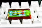 2.25U Super mushroom Spacebar keycap, saving princess keycap SA and Dom profile, party keycaps, ESC Keycap,  Gifts for him, g