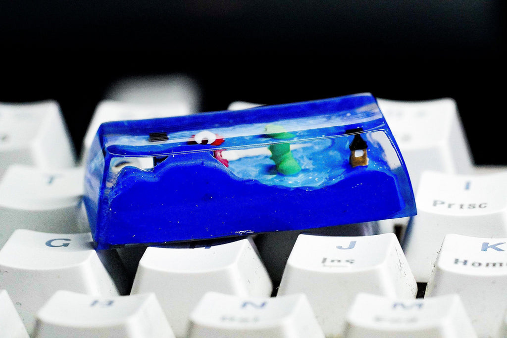 Enter 2.25U, Ho.ll.0w Knight and H0rnet Greenpath inspired spacebar keycap for mechanical keyboard,custom gaming keyboard, ho