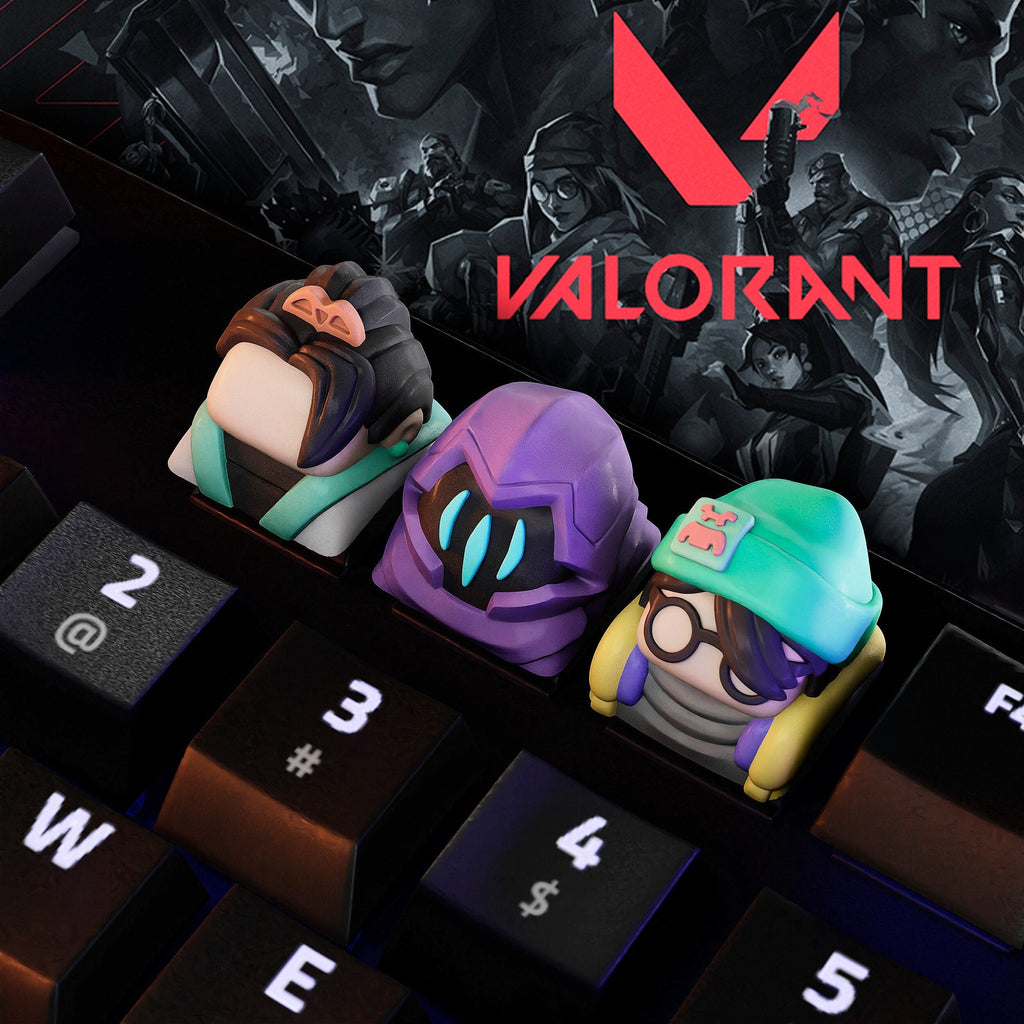 Discover Unique Valorant Keycaps Elevate - Your Setup with Handcrafted Artistry & Personalize Your Keyboard ValorantGamingAcc