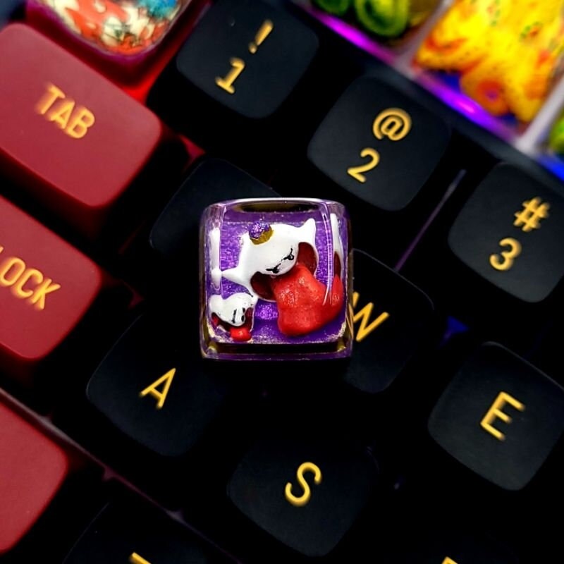King keycap, Custom keycap, 1U keycap, ESC, artisan Keycap for enter, anime keycap, Valentine Gifts