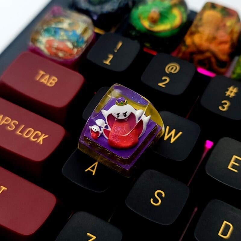 King keycap, Custom keycap, 1U keycap, ESC, artisan Keycap for enter, anime keycap, Valentine Gifts