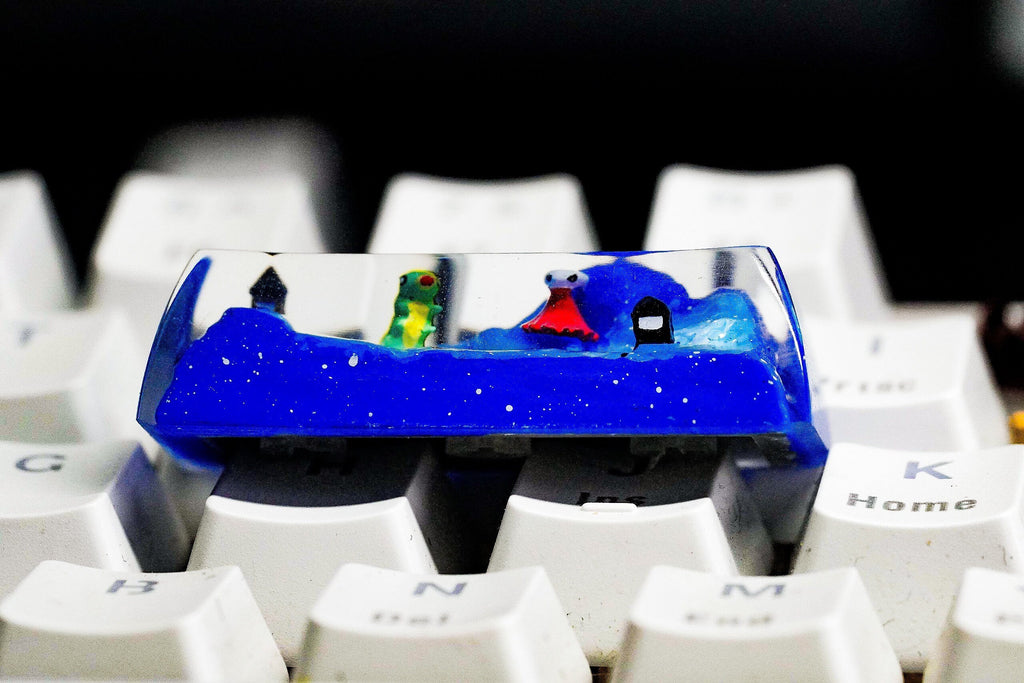 Enter 2.25U, Ho.ll.0w Knight and H0rnet Greenpath inspired spacebar keycap for mechanical keyboard,custom gaming keyboard, ho