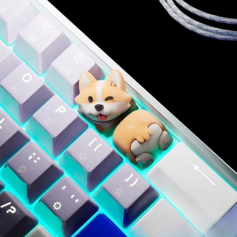 Adorable Shiba Keycaps - A Touch of Whimsy for Your Keyboard, cute shiba keycaps