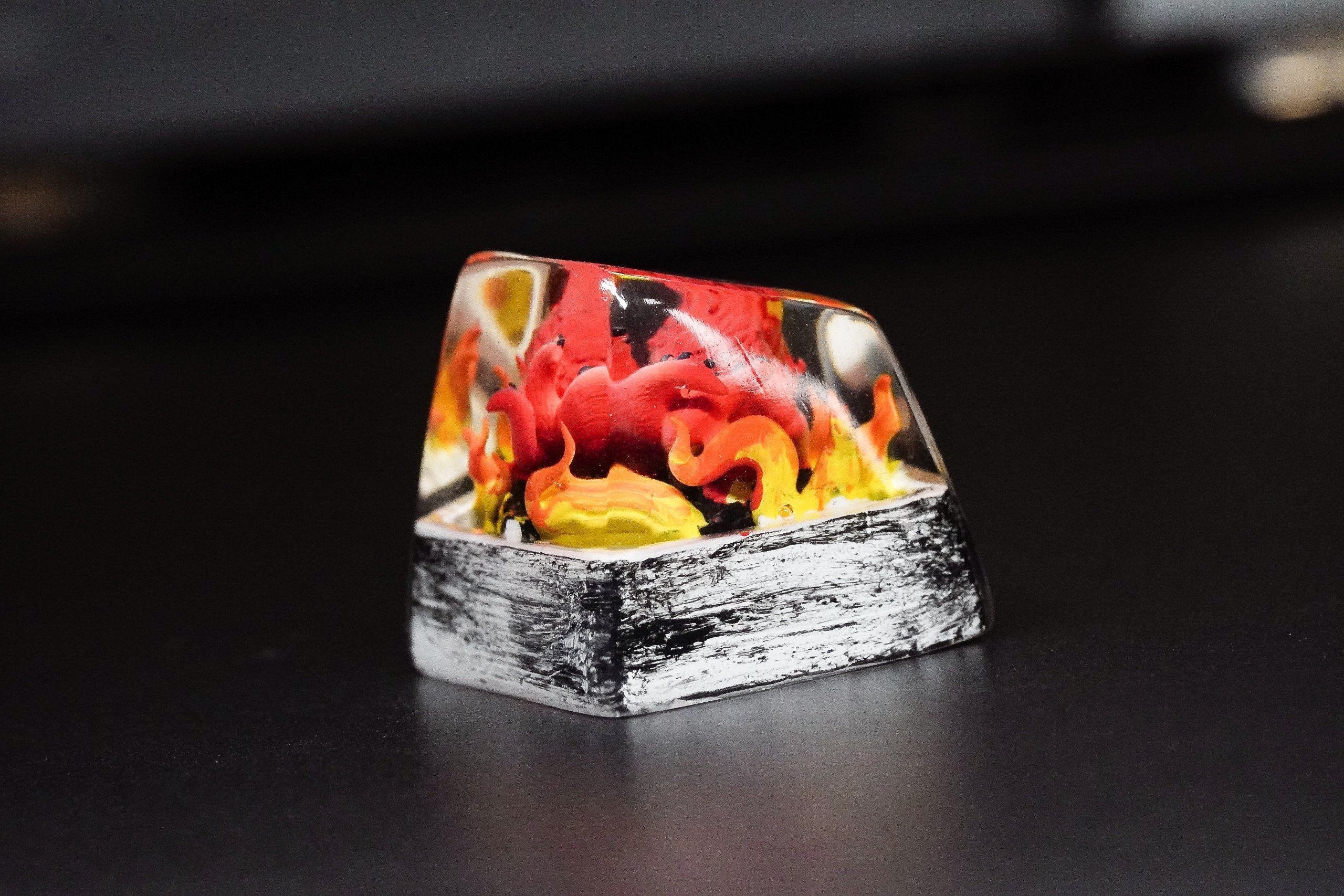 Ninja Keycap, Beast Keycap,Anime Keycap, Resin Keycap, Custom Keycaps, ESC Keycap,Keycap Set, Handmade Keycap, Cube keycap