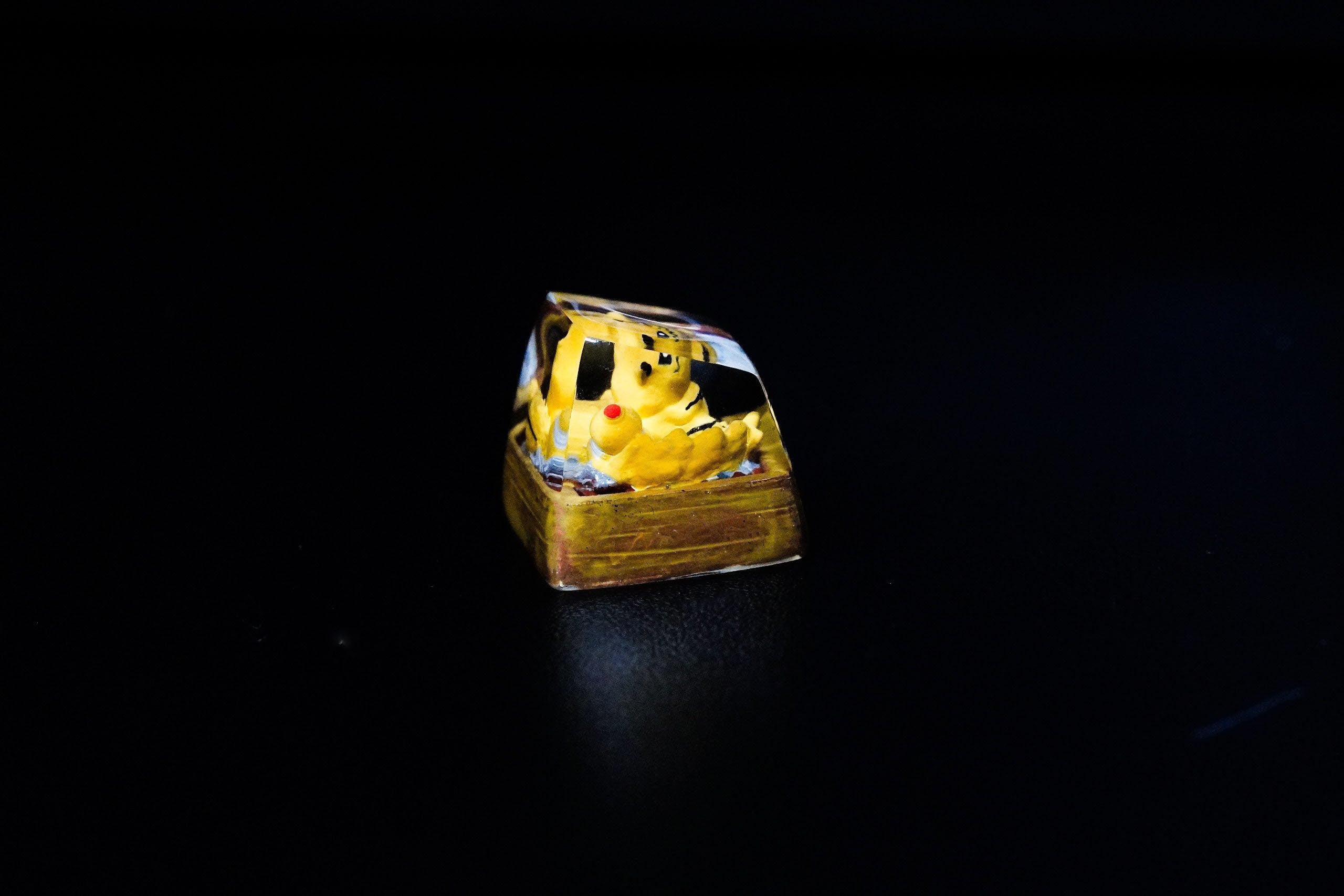 Ninja Keycap, Beast Keycap,Anime Keycap, Resin Keycap, Custom Keycaps, ESC Keycap,Keycap Set, Handmade Keycap, Cube keycap
