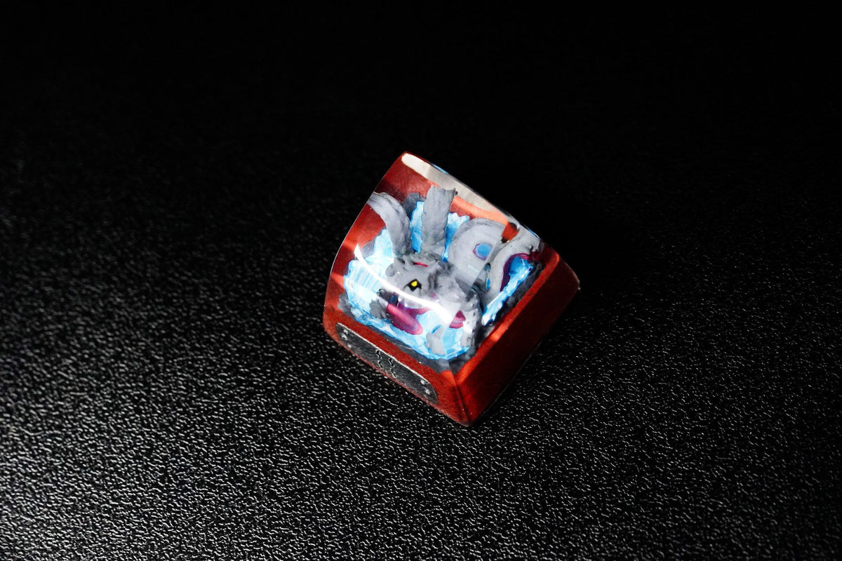 Ninja Keycap, Beast Keycap,Anime Keycap, Resin Keycap, Custom Keycaps, ESC Keycap,Keycap Set, Handmade Keycap, Cube keycap