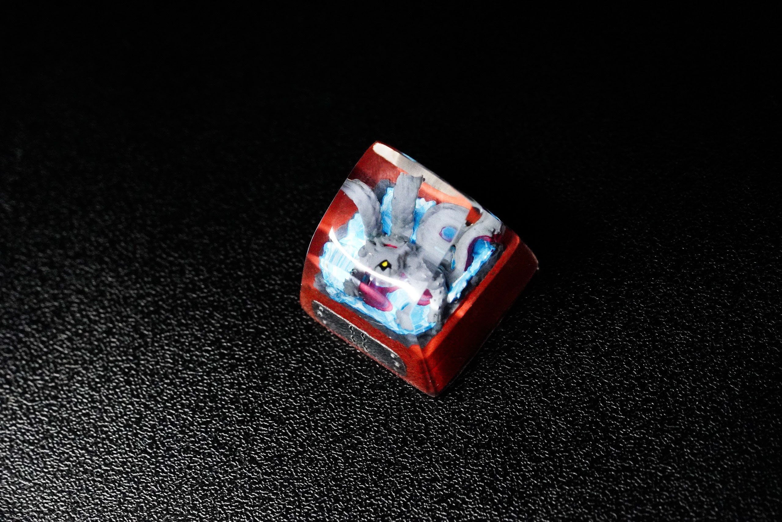 Ninja Keycap, Beast Keycap,Anime Keycap, Resin Keycap, Custom Keycaps, ESC Keycap,Keycap Set, Handmade Keycap, Cube keycap