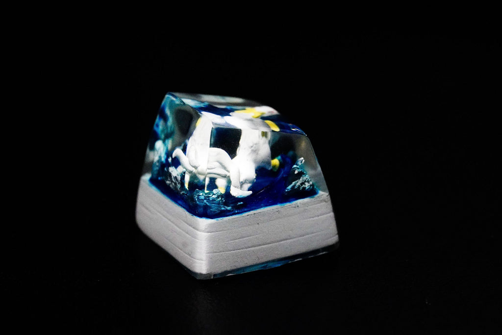 Ninja Keycap, Beast Keycap,Anime Keycap, Resin Keycap, Custom Keycaps, ESC Keycap,Keycap Set, Handmade Keycap, Cube keycap
