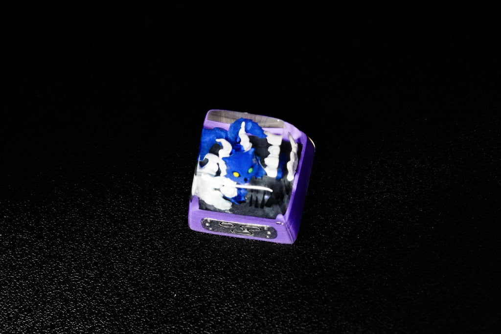 Ninja Keycap, Beast Keycap,Anime Keycap, Resin Keycap, Custom Keycaps, ESC Keycap,Keycap Set, Handmade Keycap, Cube keycap