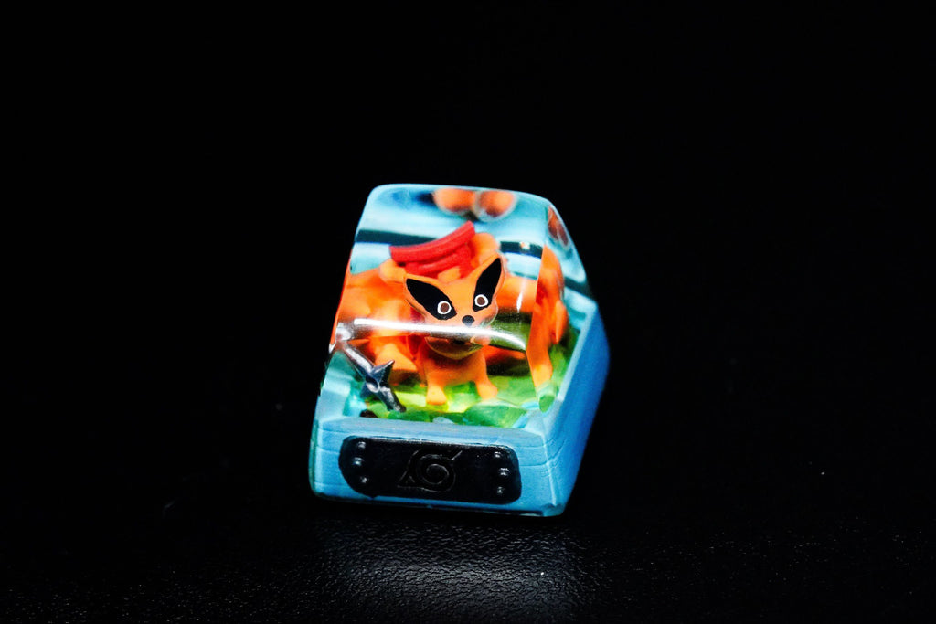 Ninja Keycap, Beast Keycap,Anime Keycap, Resin Keycap, Custom Keycaps, ESC Keycap,Keycap Set, Handmade Keycap, Cube keycap