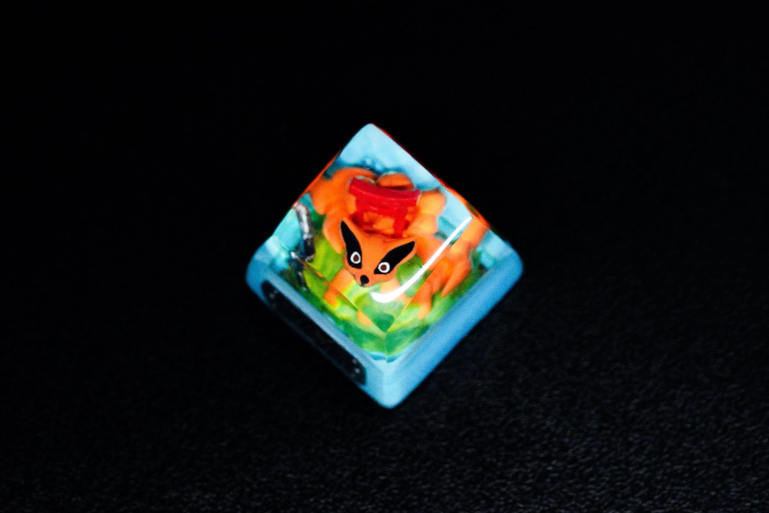 Ninja Keycap, Beast Keycap,Anime Keycap, Resin Keycap, Custom Keycaps, ESC Keycap,Keycap Set, Handmade Keycap, Cube keycap