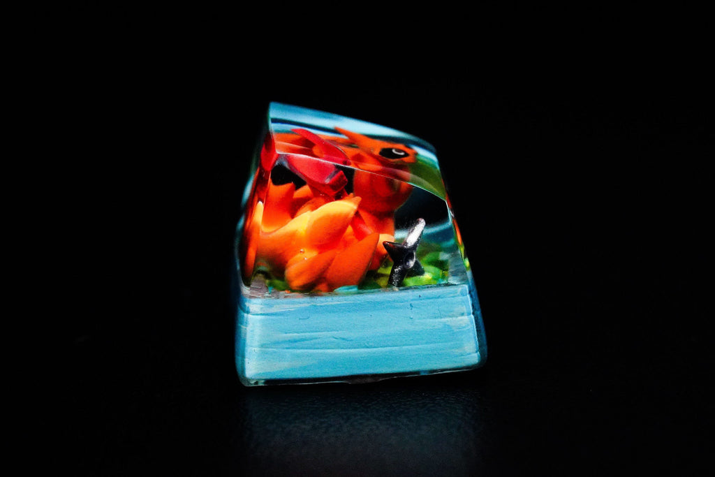 Ninja Keycap, Beast Keycap,Anime Keycap, Resin Keycap, Custom Keycaps, ESC Keycap,Keycap Set, Handmade Keycap, Cube keycap
