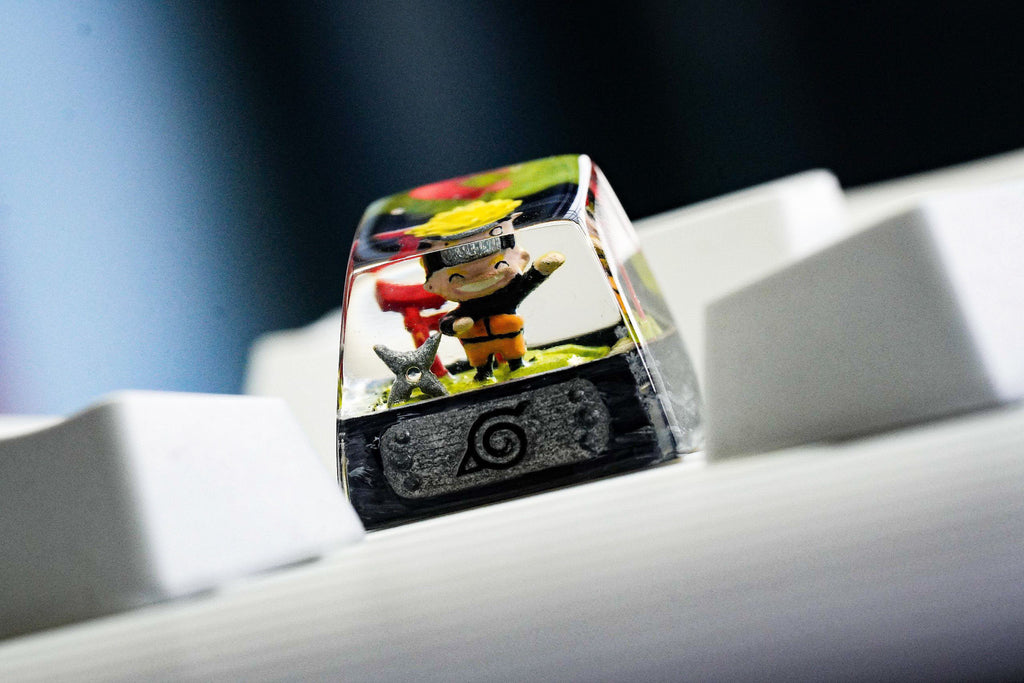 Anime artisan keycap, Anime Keycaps, Anime keycaps SA profile, anime keycaps wasd, Anime resin keycaps, Back to school gifts