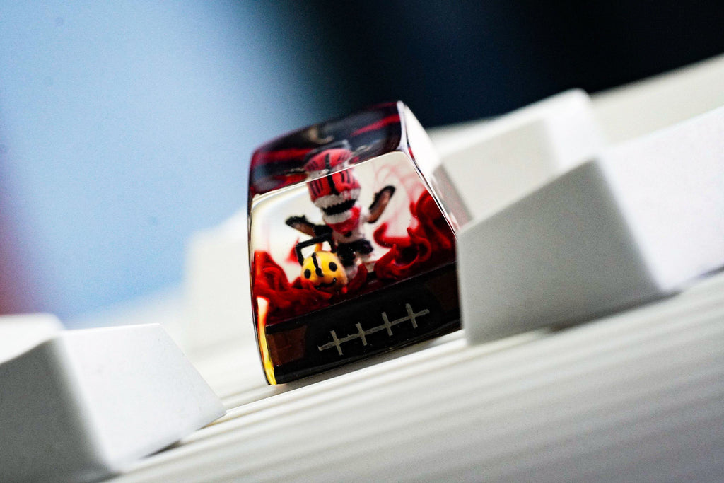 C.ha.insaw Dog keycap, Po.ch.ita keycap, D.e.nji keycap, Valentine gift, Gift for him, Artisan keycap, Anime keycap, cute key