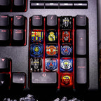 Cherry mx keycap, Logo Keycaps SA, Manchester United keycap, MU keycap, Elevate Your Keyboard with Artistry and Style