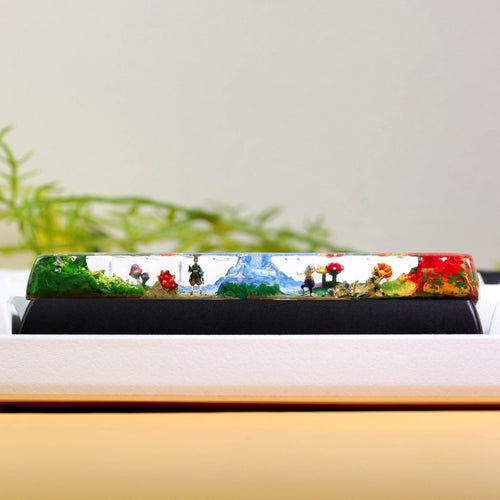 Artisan Keycap, anime keycap, Custom 6.25U spacebar, SA spacebar keycap, Resin Artisan Keycap Handmade, Gift ideas
