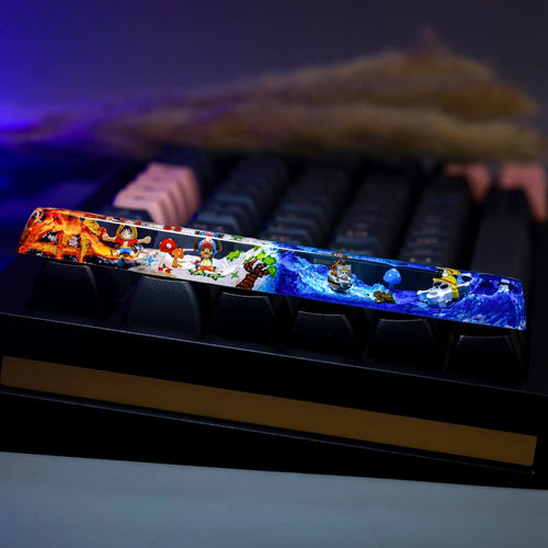 Anime keycap, pirate 6.25U 6U Spacebar Keycap: Set Sail with the Pirates
