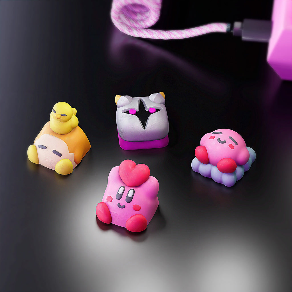 Handmade Artisan keycap, Custom Keycap,3d hiko key, Handmade Resin Keycap, sleeping keycap,Custom Escape keycap, 18th birthda