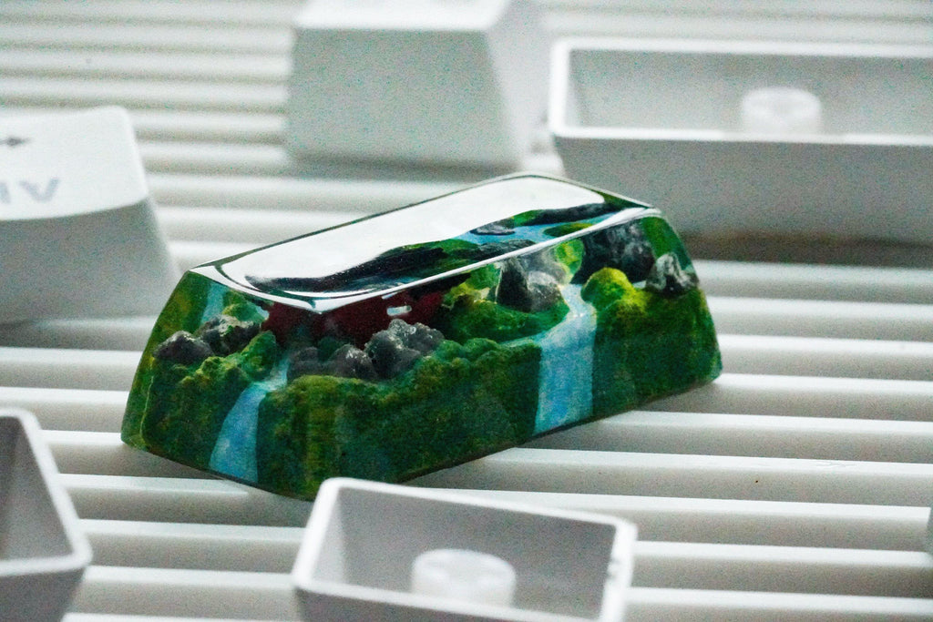 Torri Gate Spring, Artisan Keycap, Custom  2.25U, 2U SA keycap, Keycap set,, Custom Keycap, Keycap, Enter keycap, spacebar ke