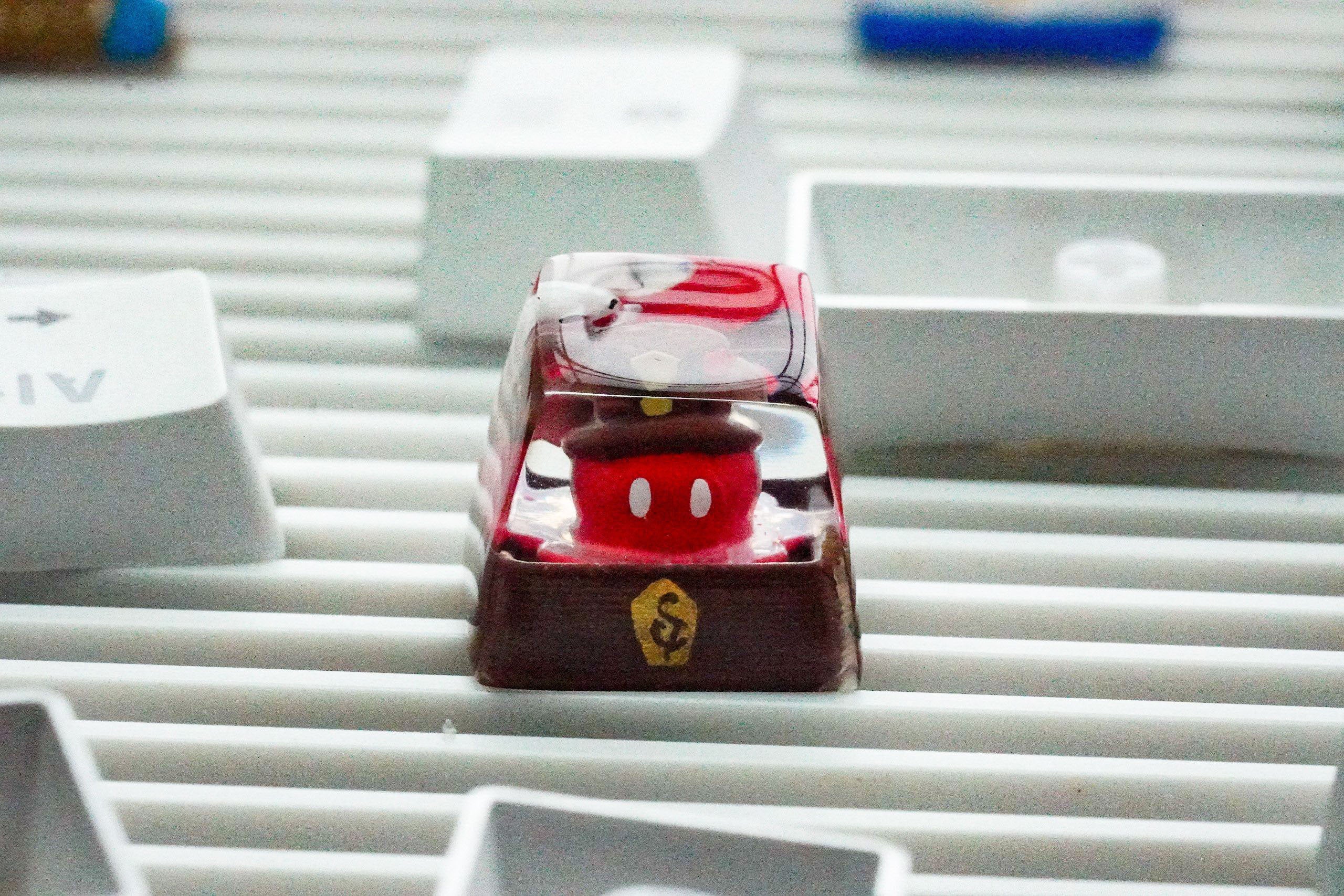Han.dmade Gen.sh.in Impa.ct Hu Tao Slime Cute Artisan Keycap Cute Anime Keycap , SA keycap, Resin Keycap, Gaming Keycap, arti
