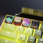 Cyberpunk Keycaps - Elevate Your Keyboard to a Futuristic Dystopia - EDGERUNNERS KEYCAPS