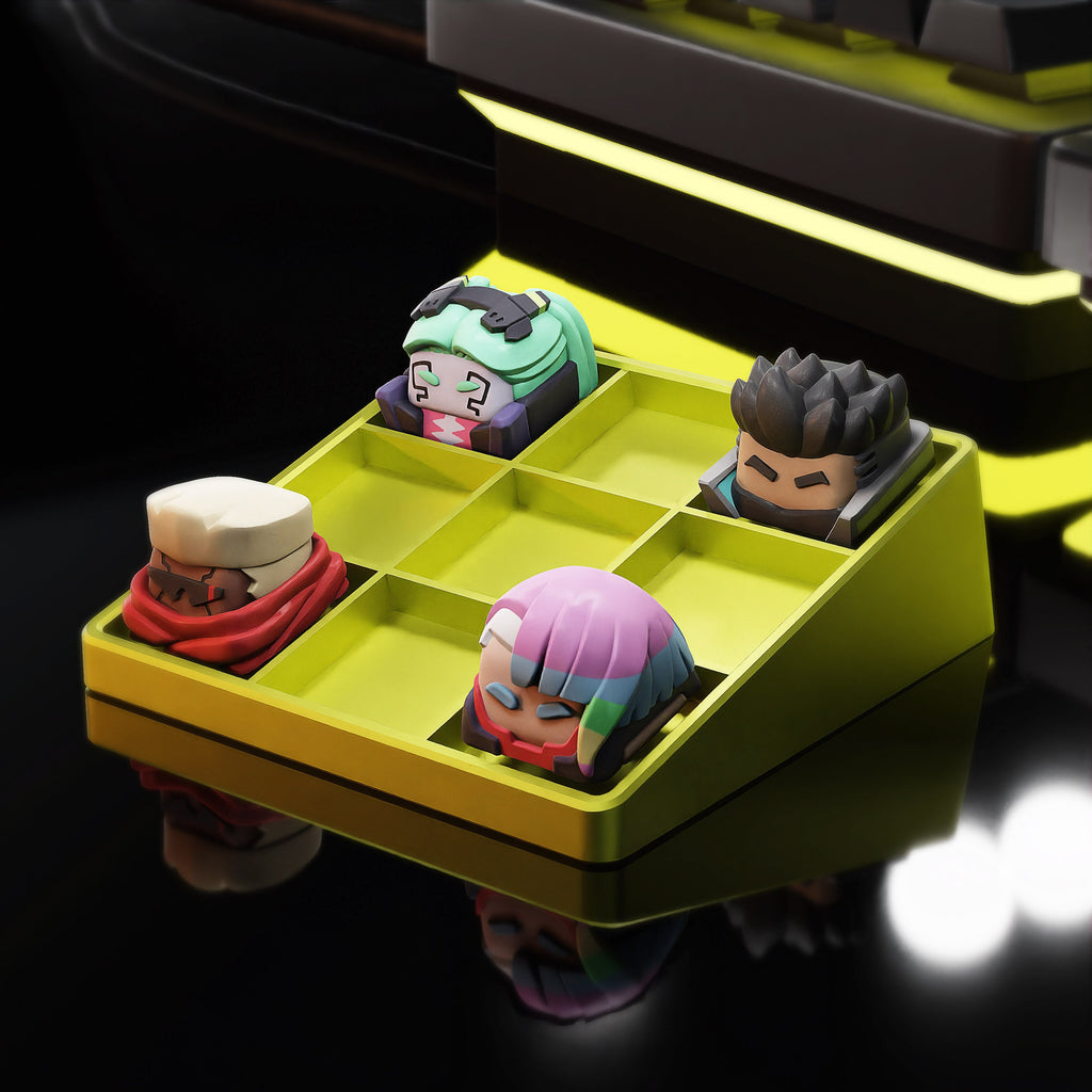 Cyberpunk Keycaps - Elevate Your Keyboard to a Futuristic Dystopia - EDGERUNNERS KEYCAPS