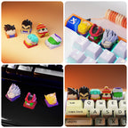 Handmade Dr.ag.on 7 Stars Keycaps, Keycap Anime, Anime Keycap, Anime Keycap for Mechanical Keycap, Gifts