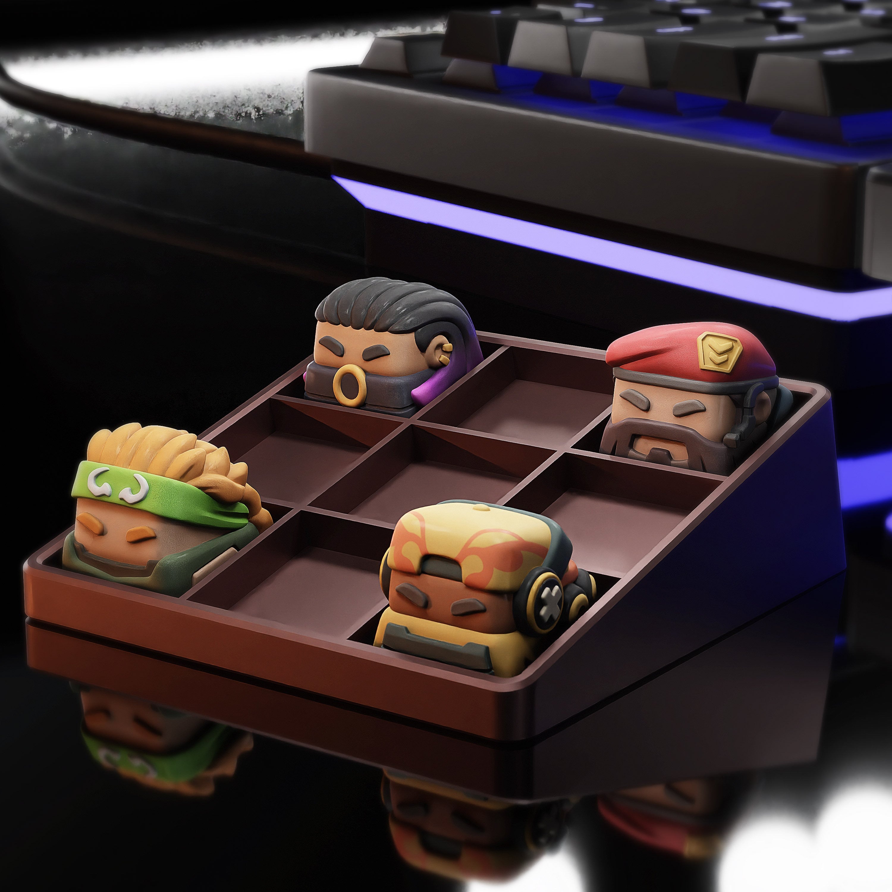Valorant-Inspired Artisan Keycap: Elevate Your Gaming Setup - Gaming keycap - professional gamers gift - gift for your boyfri