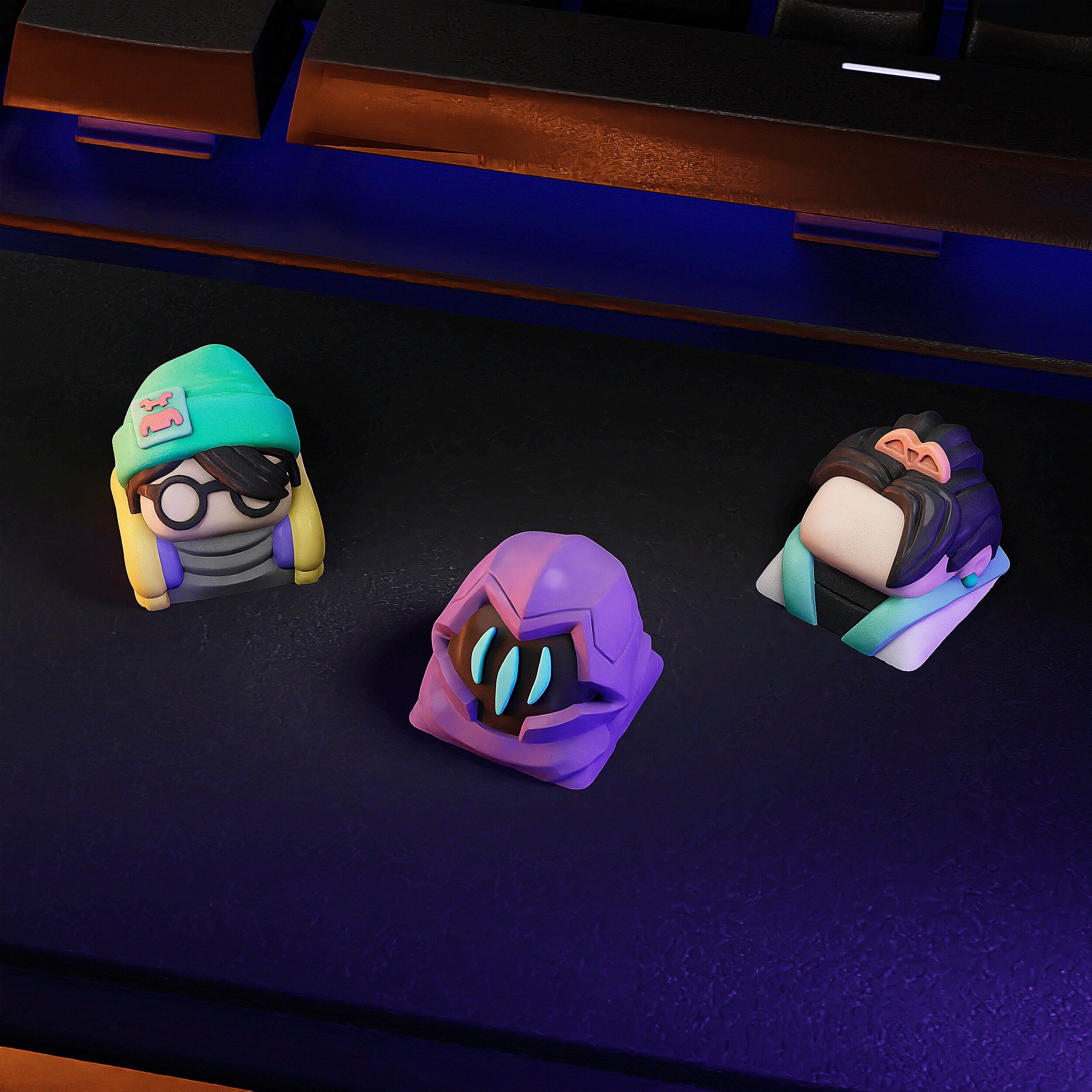 Valorant-Inspired Artisan Keycap: Elevate Your Gaming Setup - Gaming keycap - professional gamers gift - gift for your boyfri