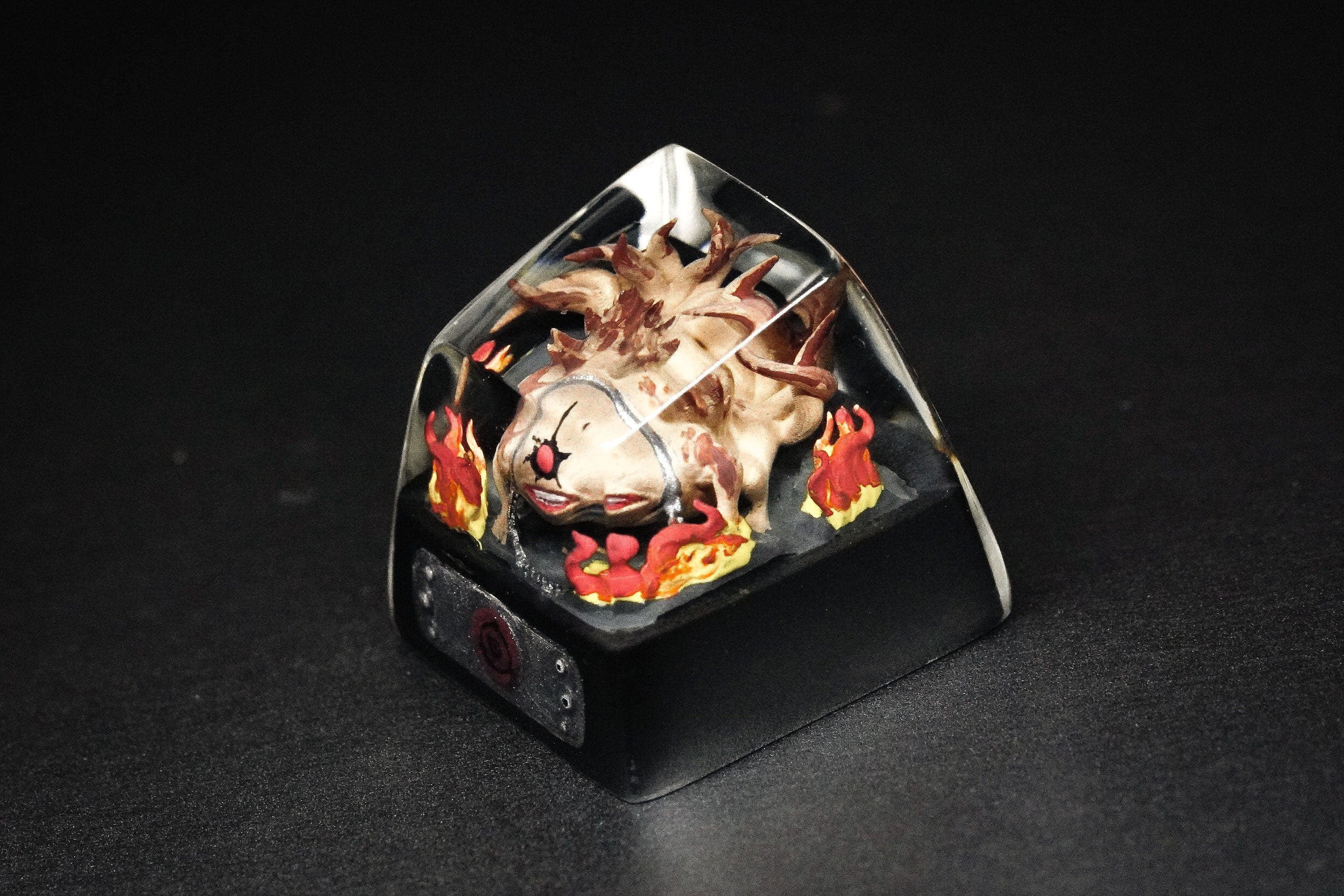 Ninja Keycap, Beast Keycap,Anime Keycap, Resin Keycap, Custom Keycaps, ESC Keycap,Keycap Set, Handmade Keycap, Cube keycap