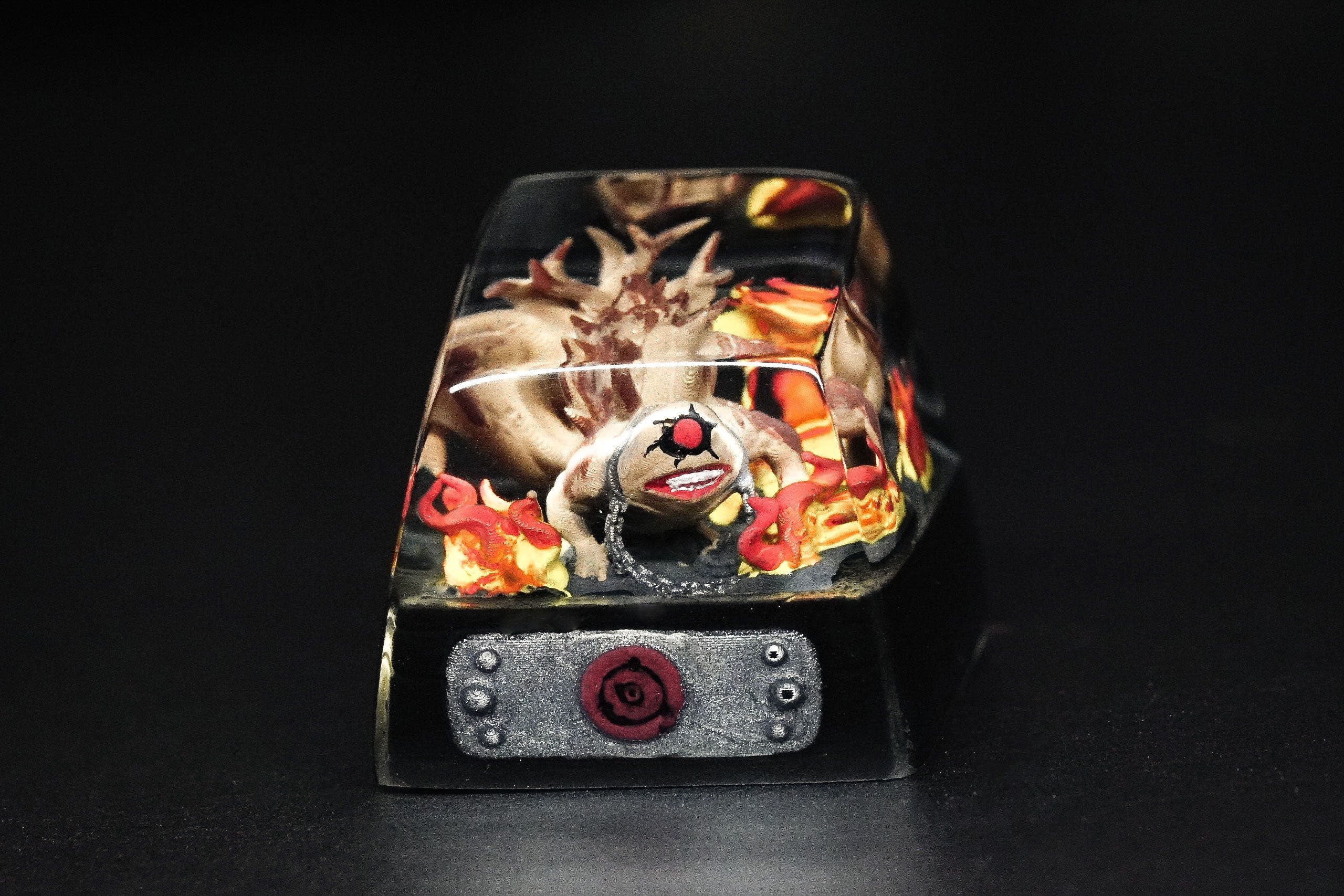 Ninja Keycap, Beast Keycap,Anime Keycap, Resin Keycap, Custom Keycaps, ESC Keycap,Keycap Set, Handmade Keycap, Cube keycap