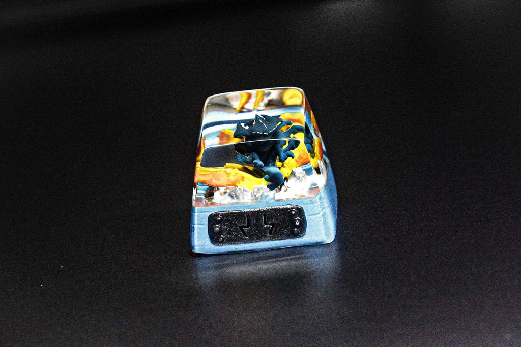 Ninja Keycap, Beast Keycap,Anime Keycap, Resin Keycap, Custom Keycaps, ESC Keycap,Keycap Set, Handmade Keycap, Cube keycap