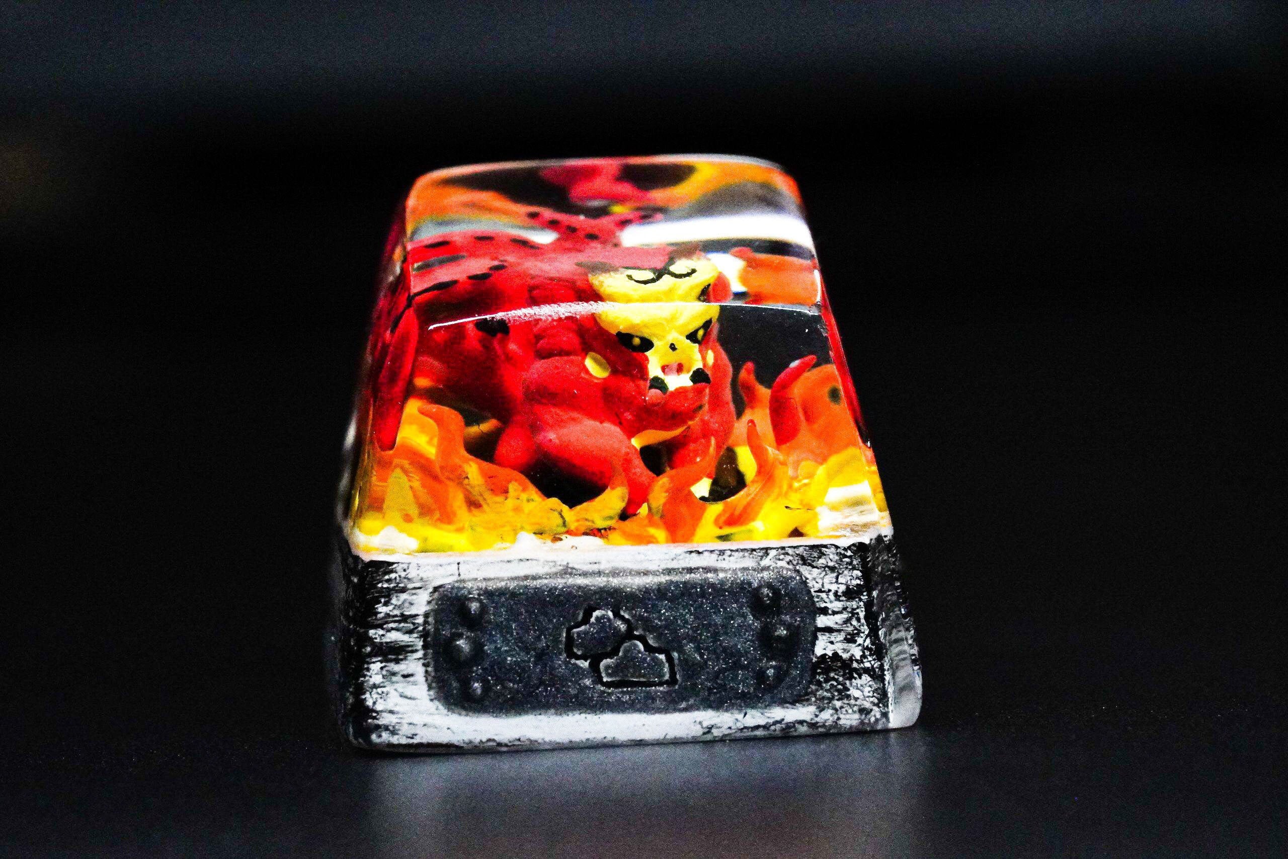 Ninja Keycap, Beast Keycap,Anime Keycap, Resin Keycap, Custom Keycaps, ESC Keycap,Keycap Set, Handmade Keycap, Cube keycap