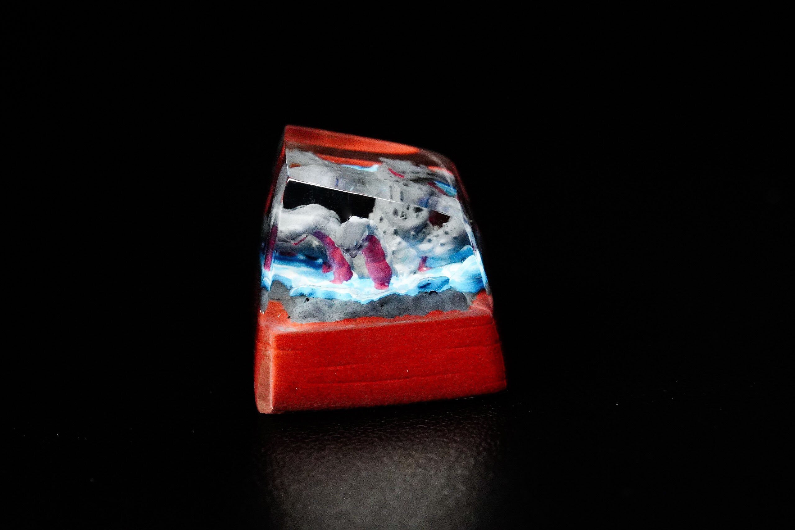 Ninja Keycap, Beast Keycap,Anime Keycap, Resin Keycap, Custom Keycaps, ESC Keycap,Keycap Set, Handmade Keycap, Cube keycap