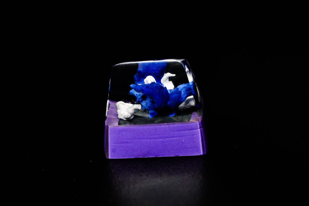 Ninja Keycap, Beast Keycap,Anime Keycap, Resin Keycap, Custom Keycaps, ESC Keycap,Keycap Set, Handmade Keycap, Cube keycap