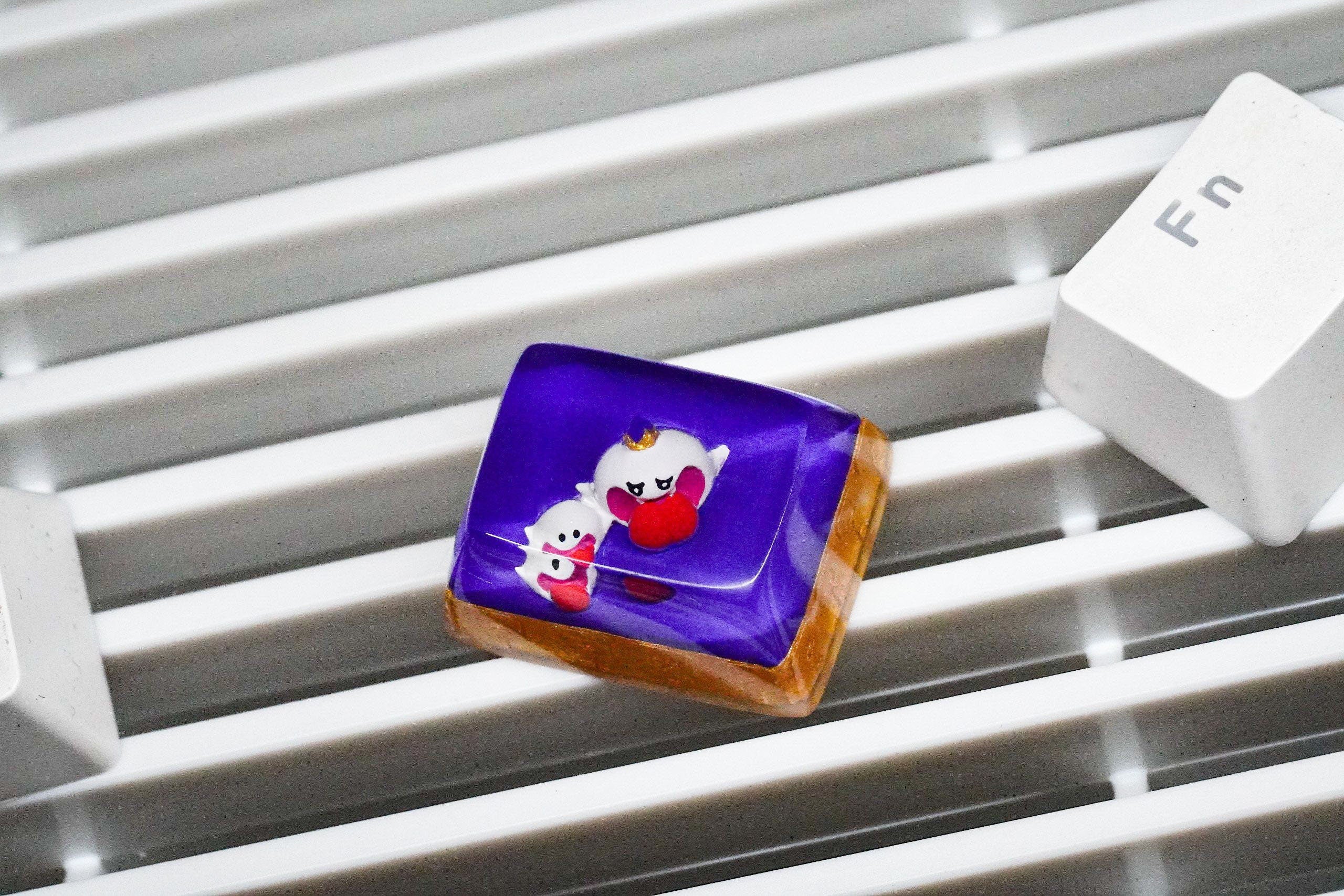 Super hero mushroom 1.25U Keycap, Artisan 1.25U keycap,artisan ctrl keycap, A Gaming Icon for Mechanical Keyboard, gift for a