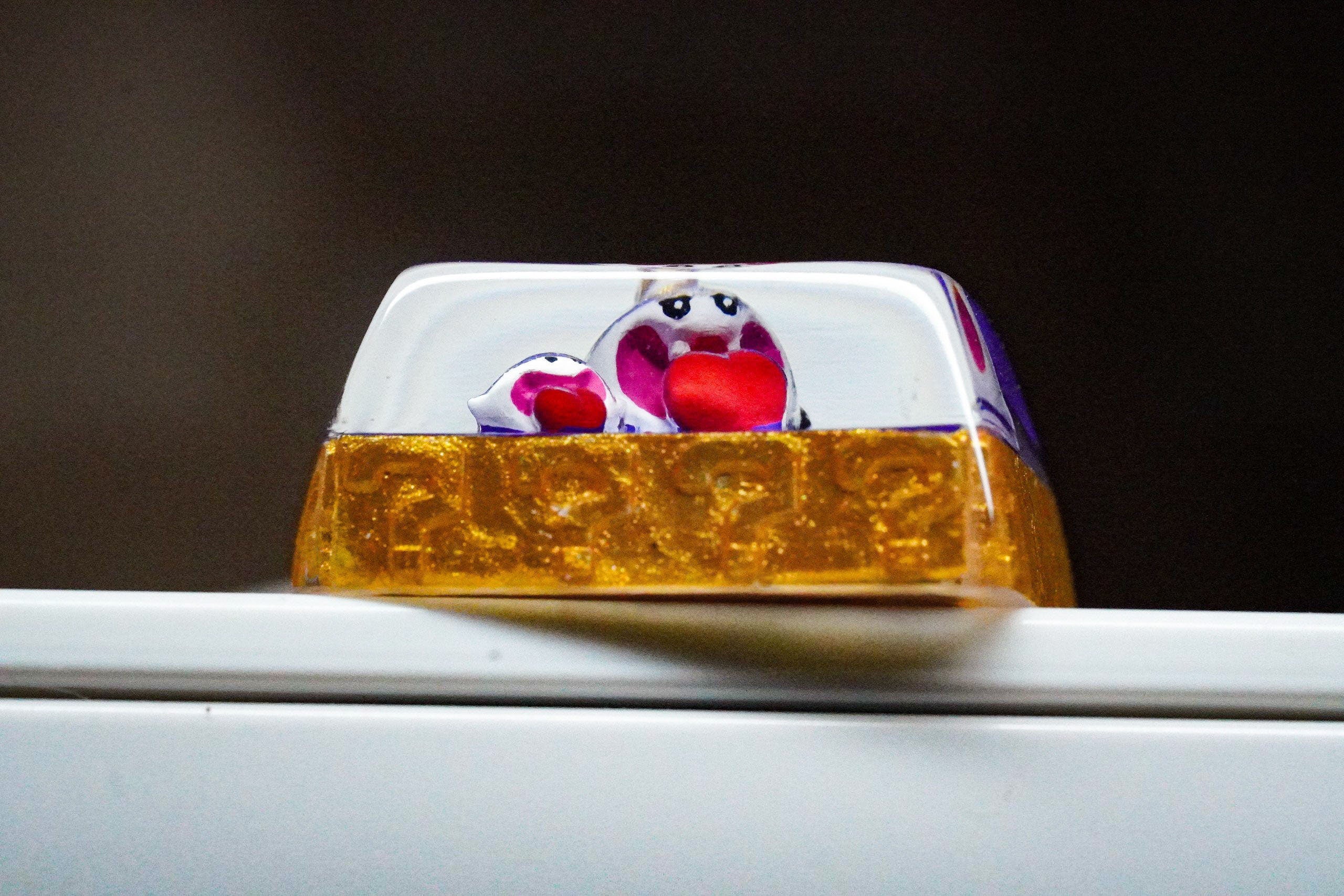 Super hero mushroom 1.25U Keycap, Artisan 1.25U keycap,artisan ctrl keycap, A Gaming Icon for Mechanical Keyboard, gift for a