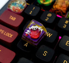 Super hero mushroom 1.25U Keycap, Artisan 1.25U keycap,artisan ctrl keycap, A Gaming Icon for Mechanical Keyboard, gift for a