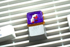 Super hero mushroom 1.25U Keycap, Artisan 1.25U keycap,artisan ctrl keycap, A Gaming Icon for Mechanical Keyboard, gift for a