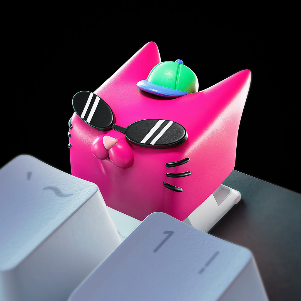 Pets keycap, wonderful keycap, gift for animal lover, cat lover keycap, dog lover keycaps, animal keycaps, enter artisan keyc
