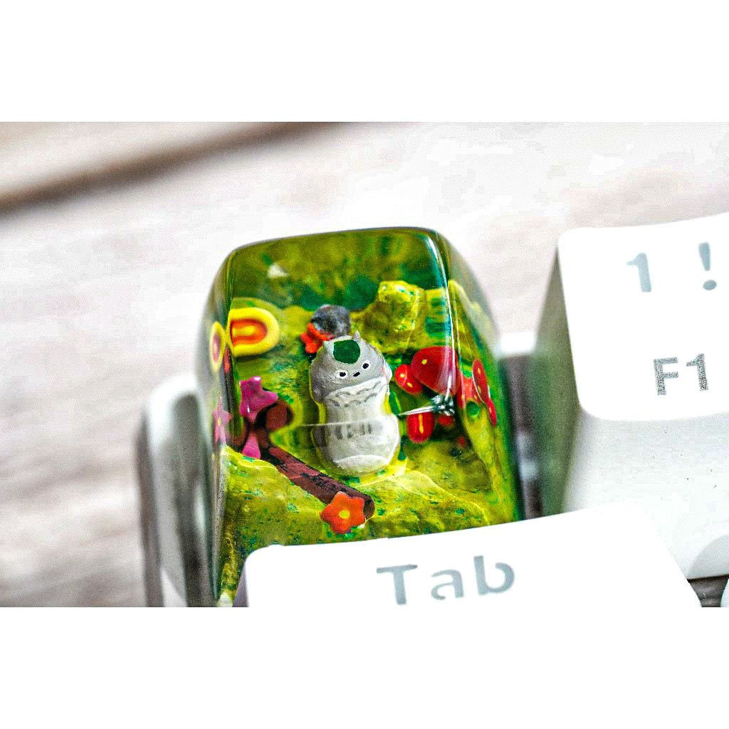 Family Anime Keycap, Custom Keycaps, Artisan Keycap, Artisan Keycap Cute, Artisan Keycap Anime, Cute Keycap, Handmade Keycap