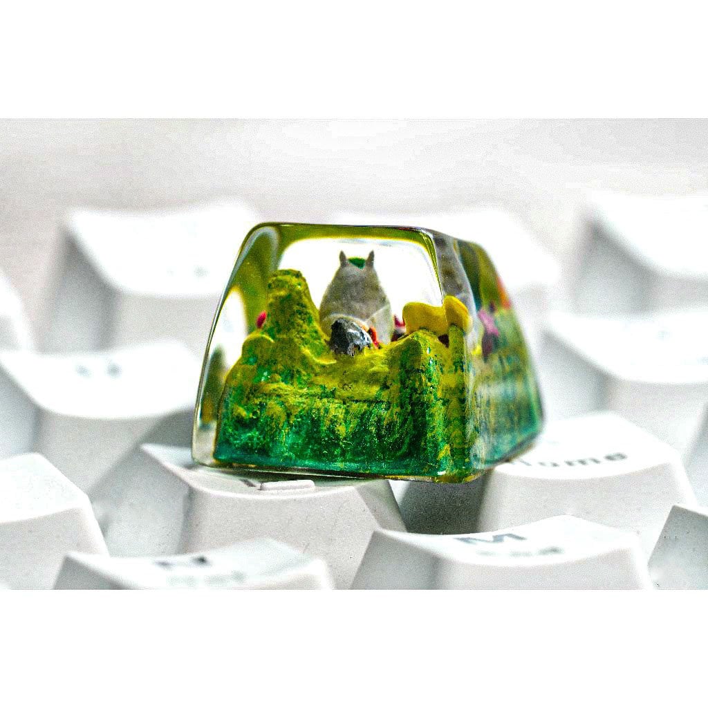 Family Anime Keycap, Custom Keycaps, Artisan Keycap, Artisan Keycap Cute, Artisan Keycap Anime, Cute Keycap, Handmade Keycap