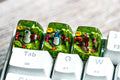 Family Anime Keycap, Custom Keycaps, Artisan Keycap, Artisan Keycap Cute, Artisan Keycap Anime, Cute Keycap, Handmade Keycap