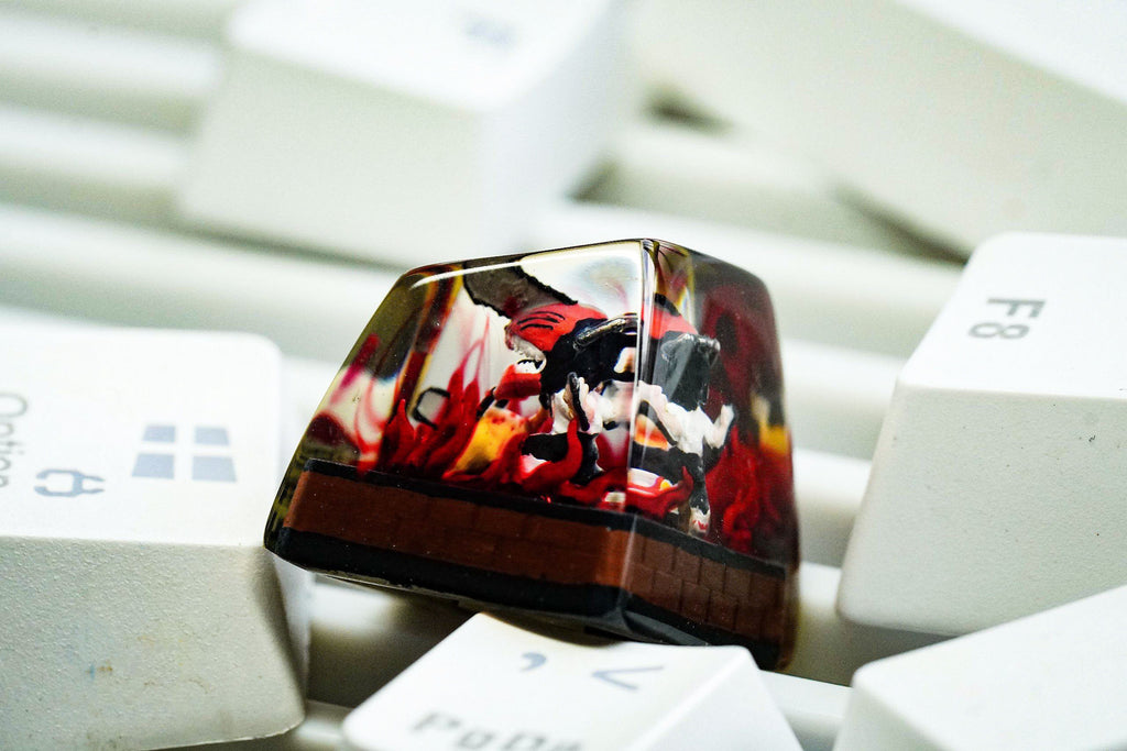 C.ha.insaw Dog keycap, Po.ch.ita keycap, D.e.nji keycap, Valentine gift, Gift for him, Artisan keycap, Anime keycap, cute key