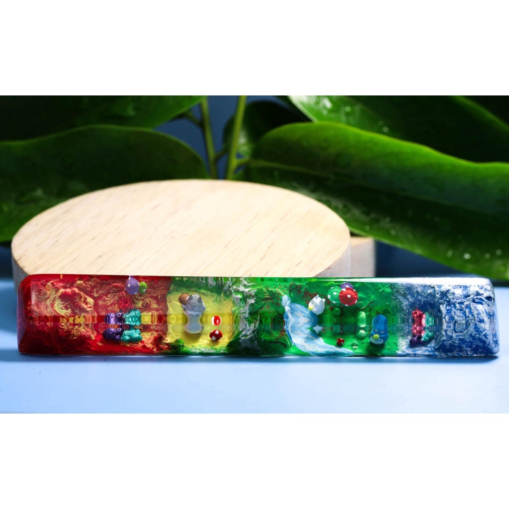 6.25U Anime Keycap, Custom Keycaps, Artisan Keycap, Artisan Keycap Cute, Artisan Keycap Anime, Cute Keycap, Handmade Keycap