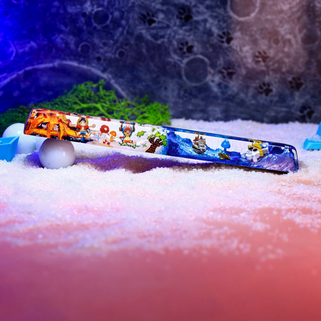 Anime keycap, pirate 6.25U 6U Spacebar Keycap: Set Sail with the Pirates