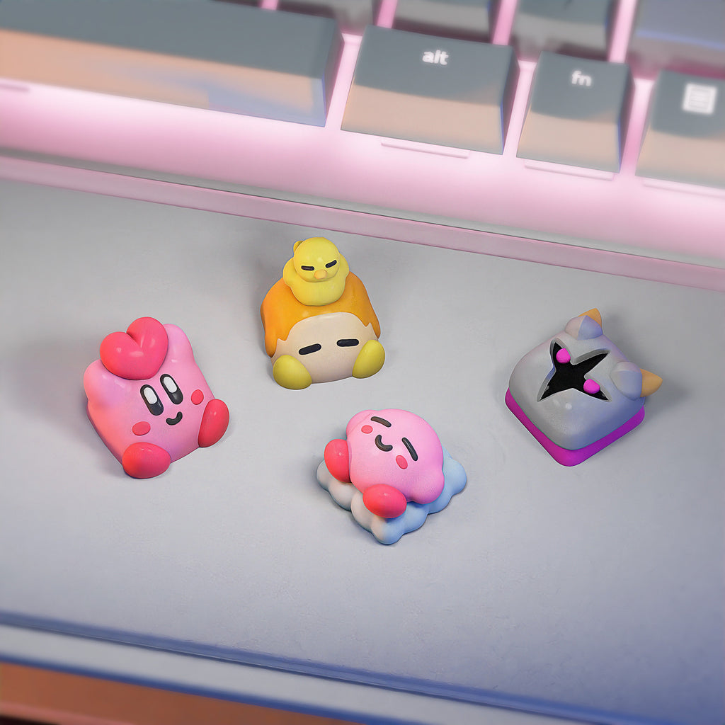 Handmade Artisan keycap, Custom Keycap,3d hiko key, Handmade Resin Keycap, sleeping keycap,Custom Escape keycap, 18th birthda