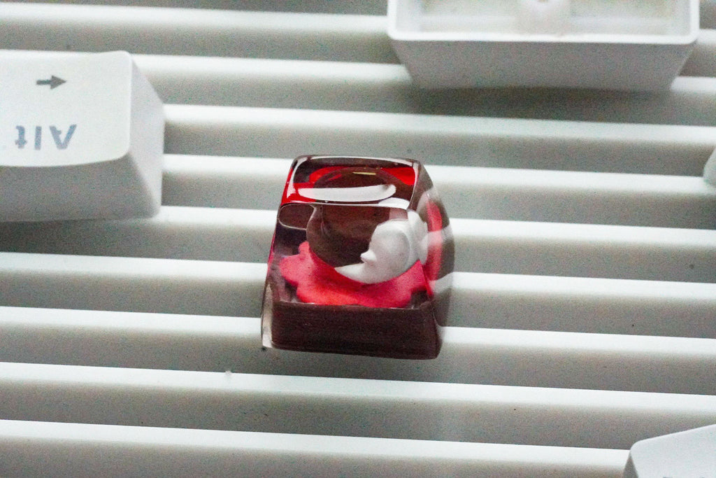 Han.dmade Gen.sh.in Impa.ct Hu Tao Slime Cute Artisan Keycap Cute Anime Keycap , SA keycap, Resin Keycap, Gaming Keycap, arti